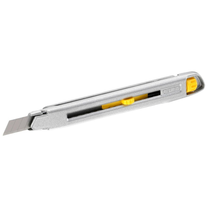 STANLEY Nóż łamany metalowy 9 mm INTERLOCK 0-10-095