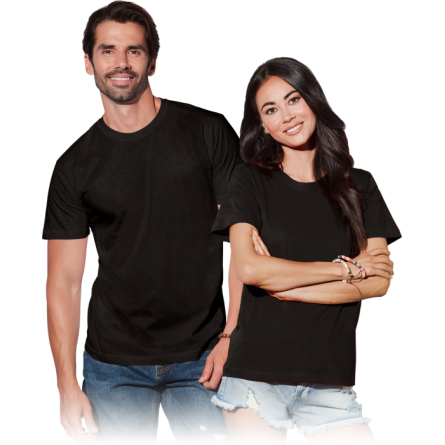 T-shirt męski ST2000 firmy STEDMAN w kolorze NIEBIESKIM