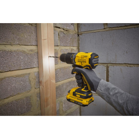 STANLEY Wiertarko-wkrętarka udarowa SFMCD715D1K-QW + 1x 2Ah + Ładowarka + Walizka