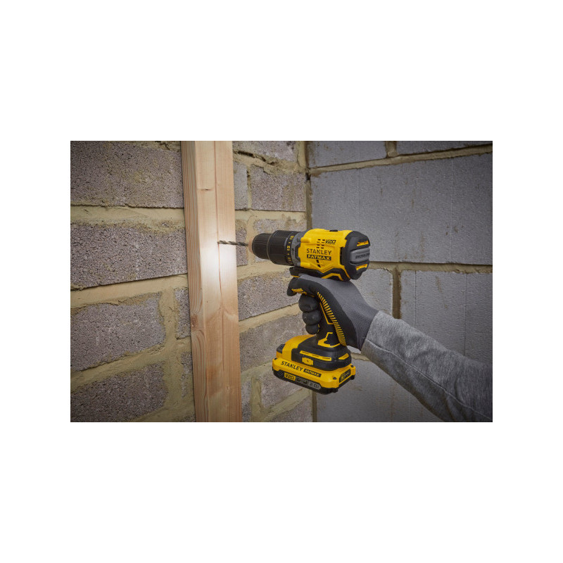 STANLEY Wiertarko-wkrętarka udarowa SFMCD715D1K-QW + 1x 2Ah + Ładowarka + Walizka STANLEY Wiertarko-wkrętarka udarowa SFMCD715D1K-QW + 1x 2Ah + Ładowarka + Walizka