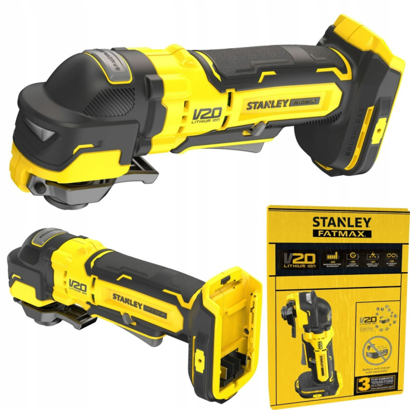 STANLEY Bezszczotkowe narzędzie wielofunkcyjne SFMCE510D2K + 2x Ah + Ładowarka + Walizka | MK Plastimex