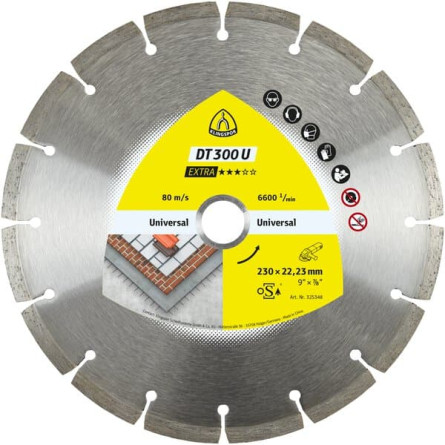KLINGSPOR Tarcza diamentowa do cięcia betonu 125x1,6x22 mm DT 300 U Extra