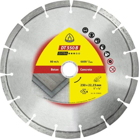 KLINGSPOR Tarcza diamentowa do cięcia starego betonu 125x2,4x22,23 mm DT 350 B Extra