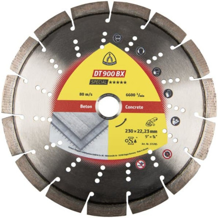 KLINGSPOR Tarcza diamentowa do cięcia betonu 230x2,7x22,23 DT 900 BX Special