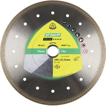 KLINGSPOR Tarcza diamentowa do cięcia ceramiki 115x1,4x22,23 DT 900 FP Special