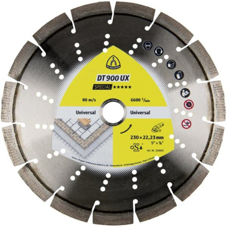 KLINGSPOR Tarcza diamentowa do betonu 230x2,7x22,23 DT 900 UX Special