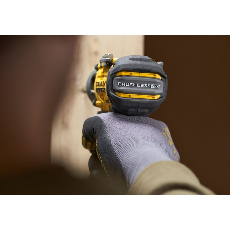 STANLEY Bezszczotkowa zakrętarka udarowa 18V FATMAX V20 SFMCF830D2K-QW
