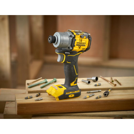 STANLEY Bezszczotkowa zakrętarka udarowa 18V FATMAX V20 SFMCF830D2K-QW