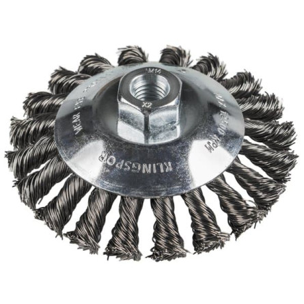 KLINGSPOR Szczotka druciana stożkowa M14 BK 600 Z (drut stal szlechetna)