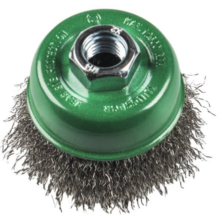 KLINGSPOR Szczotka druciana garnkowa drut falowany BT 600 W (drut stal szlachetna)