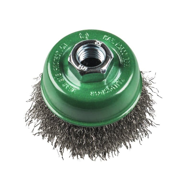 KLINGSPOR Szczotka druciana garnkowa drut falowany BT 600 W (drut stal szlachetna)