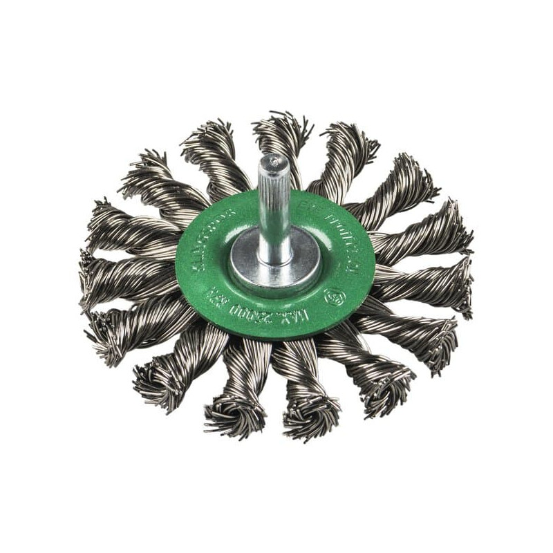 KLINGSPOR Szczotka druciana tarczowa na trzpieniu BRS 600 Z (drut stal szlechetna) KLINGSPOR Szczotka druciana tarczowa na trzpieniu BRS 600 Z (drut stal szlechetna)