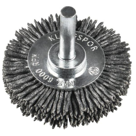KLINGSPOR Szczotka tarczowa na trzpieniu BRS 600 P (włos polamidowy SiC 320)
