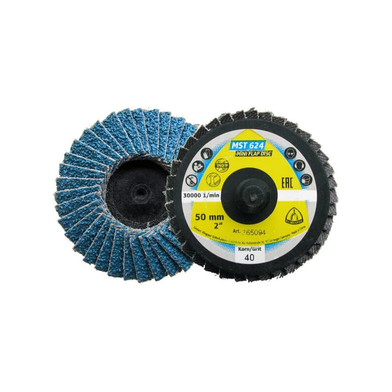 KLINGSPOR Mini ściernica listkowa talerzowa 75 mm MST 624 Supra