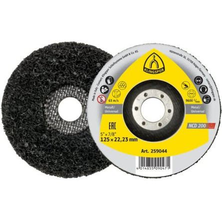 KLINGSPOR Ściernica z włókniny twardej 125 mm NCD 200