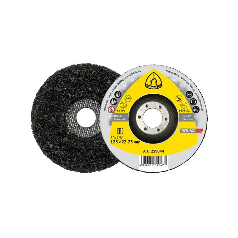 KLINGSPOR Ściernica z włókniny twardej 125 mm NCD 200 KLINGSPOR Ściernica z włókniny twardej 125 mm NCD 200