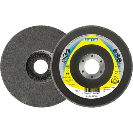 KLINGSPOR Ściernica z włókniny sprasowanej 125x13x22,23 mm NUD 500