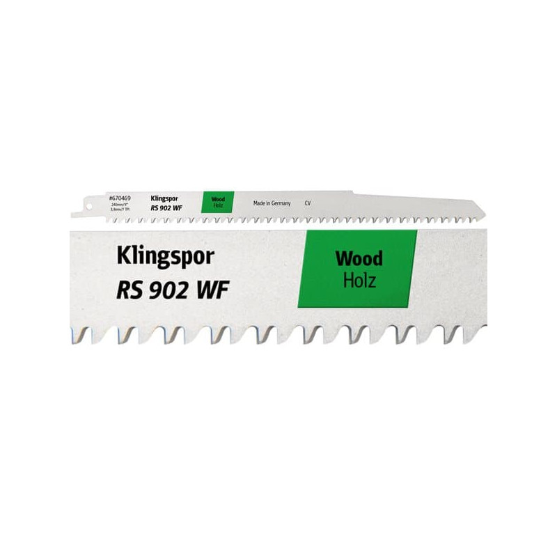 KLINGSPOR Brzeszczot do piły szablastej do sklejki i płyt RS 902 WF Special
