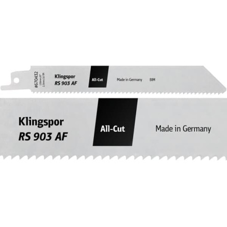 KLINGSPOR Brzeszczot do piły szablastej z bimetalu uniwersalny RS 903 AF Special