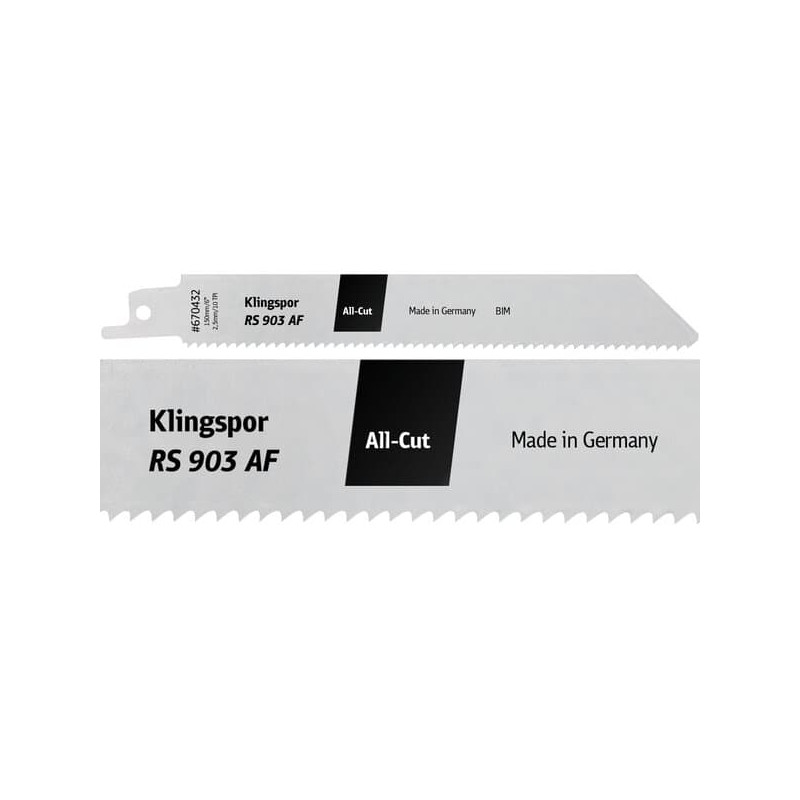 KLINGSPOR Brzeszczot do piły szablastej z bimetalu uniwersalny RS 903 AF Special