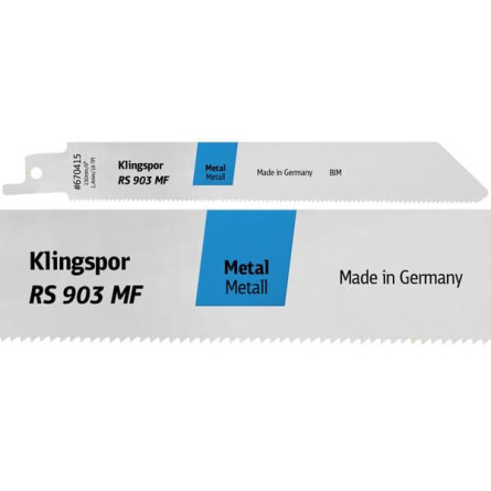 KLINGSPOR Brzeszczot do piły szablastej do stali, metali, aluminium RS 903 MF Special