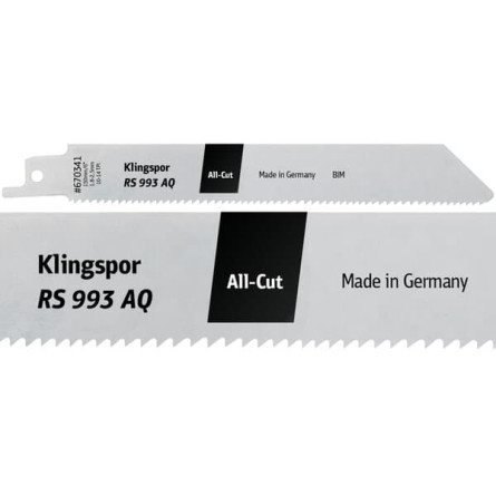 KLINGSPOR Brzeszczot do piły szablastej uniwersalny RS 993 AQ Special