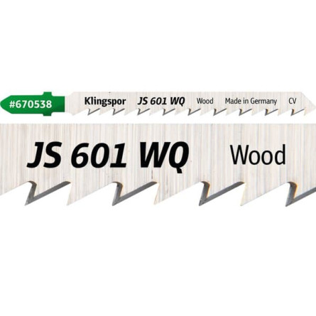 KLINGSPOR Brzeszczot do piły szablastej do drewna miękkiego JS 601 WQ Supra