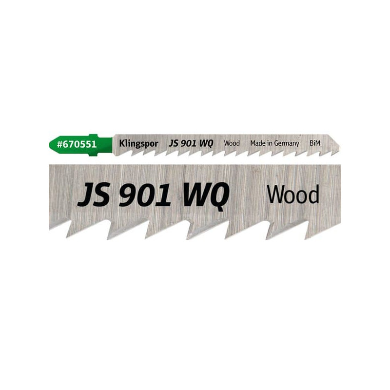 KLINGSPOR Brzeszczot do piły szablastej z bimetalu do drewna twardego JS 901 WQ Special