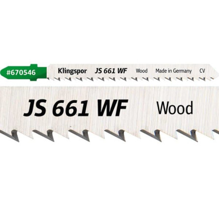 KLINGSPOR Brzeszczot do piły szablastej do drewna miękkiego JS 661 WF SUPRA