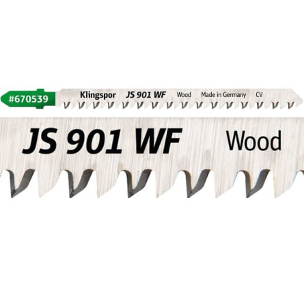 KLINGSPOR Brzeszczot do piły szablastej do drewna miekkiego JS 901 WF Special