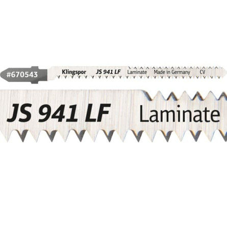 KLINGSPOR Brzeszczot do piły szablastej do laminatów i tworzyw JS 941 LF Special
