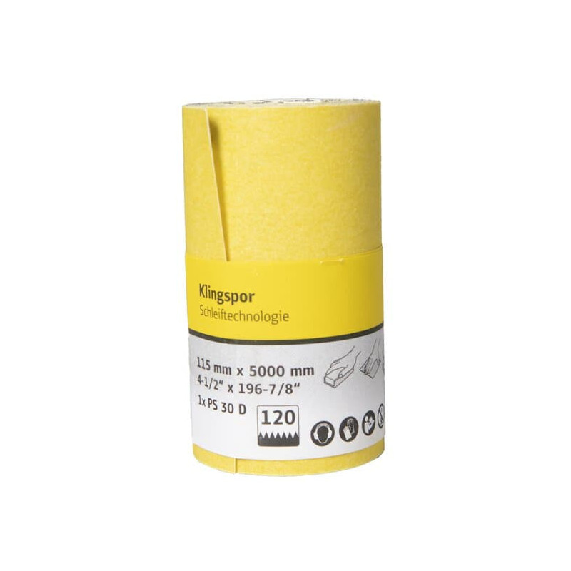 KLINGSPOR Rolka ścierna 115 mm x 5 mb PS 30 D (opakowanie detaliczne) KLINGSPOR Rolka ścierna 115 mm x 5 mb PS 30 D (opakowanie detaliczne)