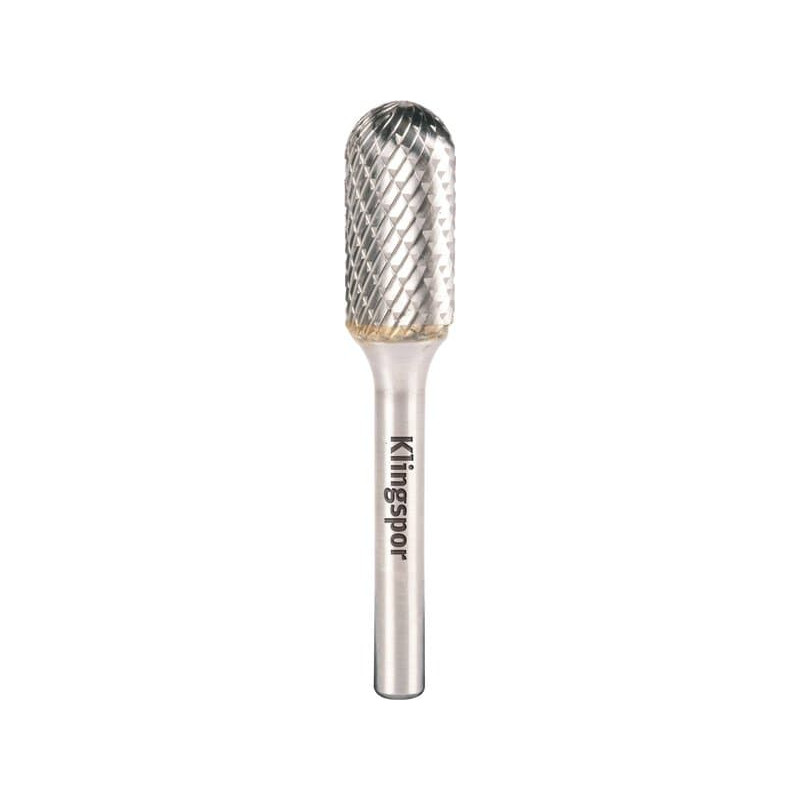 KLINGSPOR Frez z węglika spiekanego kulisto-walcowy 16x25x6 mm HF 100 C (uzębienie krzyżowe)