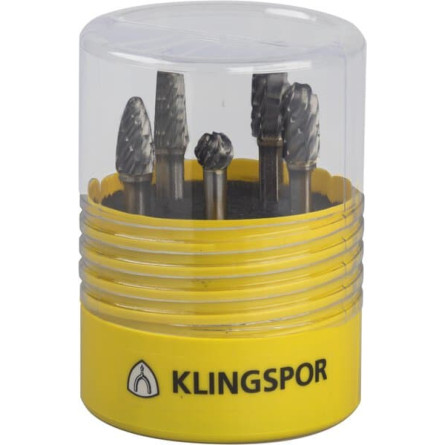 KLINGSPOR Zestaw frezów z węglika spiekanego do stali HF 100 Steel