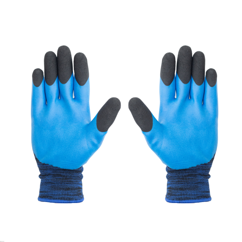WORKLINK Rękawice robocze powlekane pianką lateksową SuperTech™ BLUE FIX WORKLINK Rękawice robocze powlekane pianką lateksową SuperTech™ BLUE FIX