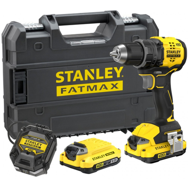 STANLEY Wiertarko-wkrętarka udarowa SFMCD714D2T-QW + 2x 2Ah + Ładowarka + Walizka PRO-STACK STANLEY Wiertarko-wkrętarka udarowa SFMCD714D2T-QW + 2x 2Ah + Ładowarka + Walizka PRO-STACK