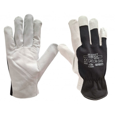 M-GLOVE Rękawice robocze z koziej skóry TECHNIK ECO 2132X