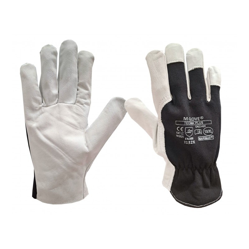 M-GLOVE Rękawice robocze z koziej skóry TECHNIK ECO 2132X