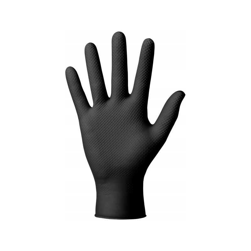 MERCATOR Rękawice nitrylowe GoGRIP BLACK (100 szt.) MERCATOR Rękawice nitrylowe GoGRIP BLACK (100 szt.)