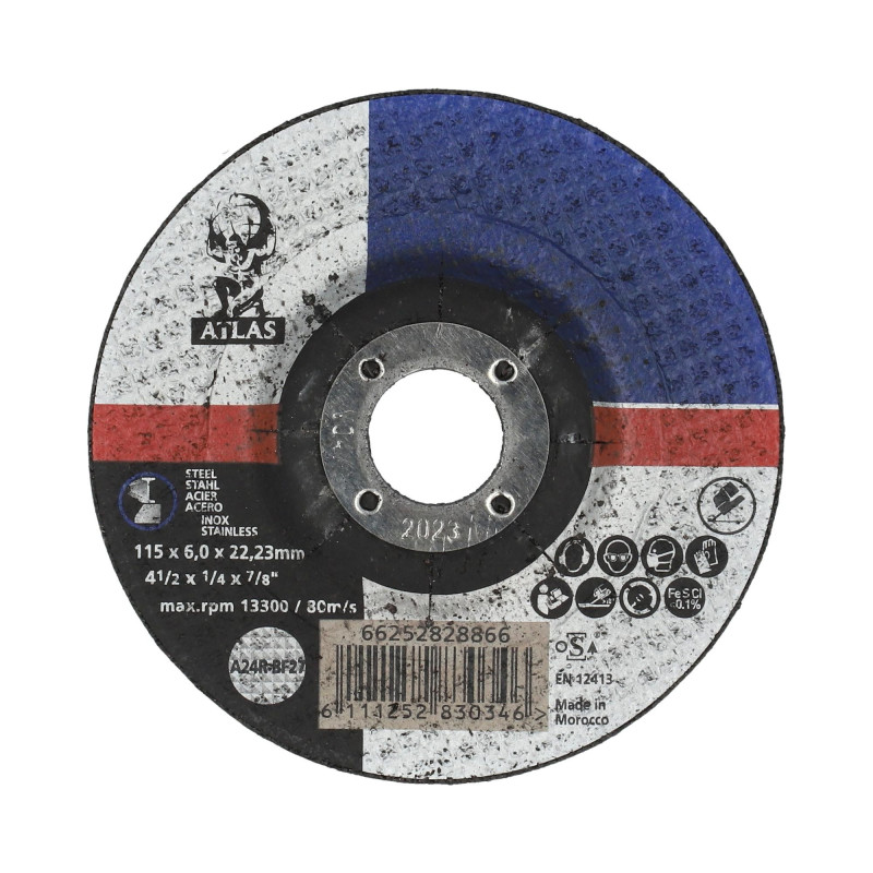 Tarcza do szlifowania T27 Norton ATLAS A24R Tarcza do szlifowania T27 Norton ATLAS A24R