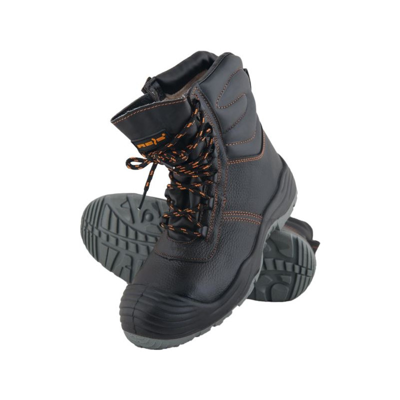 Trzewiki robocze ze skóry, ocieplane, ze stalowym podnoskiem BRGRENLAND