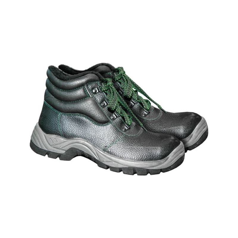 Trzewiki robocze ze skóry, ocieplane, ze stalowym podnoskiem BRGRENLAND