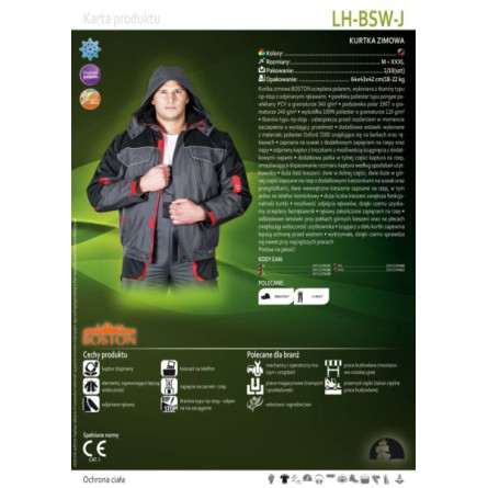 Kombinezon ochronny ocieplany, LH-BSW-O Kombinezon ochronny ocieplany, LH-BSW-O