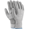 Rękawice ochronne z przędzy HDPE, powlekane poliuretanem na końcówkach palców OX-STEEL-PU BWS
