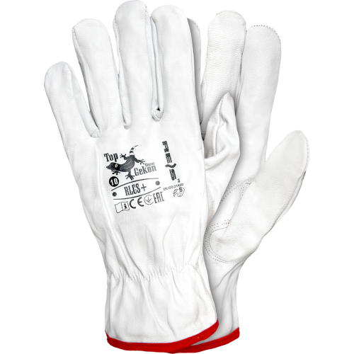 Rękawice ochronne wykonane z wysokiej jakości skóry z kozy REIS RLCS+ W