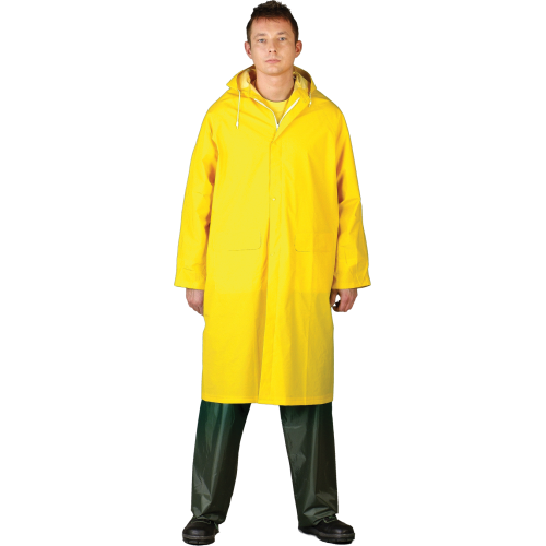 Płaszcz przeciwdeszczowy z kapturem w kolorze żółtym REIS PPD Y