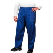 Spodnie ochronne do pasa firmy REIS Multi Master w kolorze niebiesko-czarnym